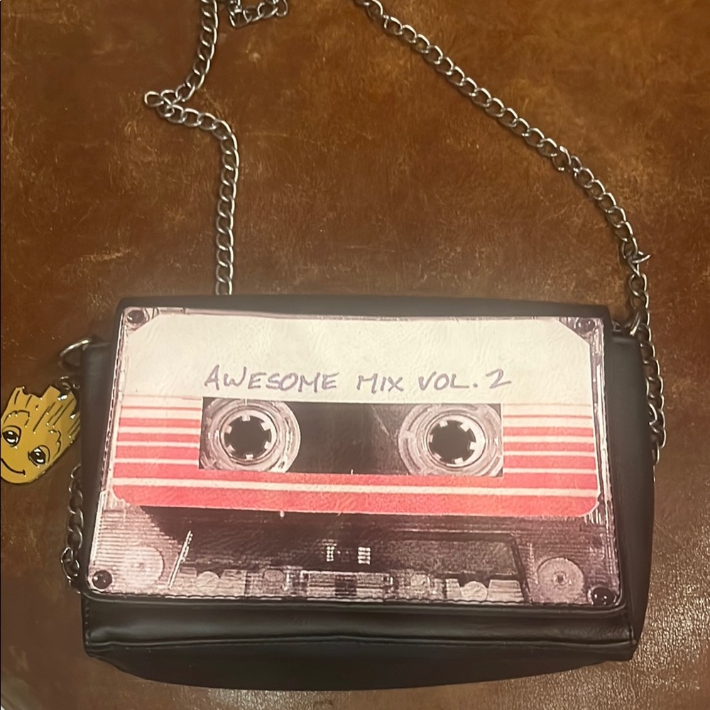 Marvel Awesome Mix Vol. 2 Crossbody Bag - Black and Red. Moving…MAKE AN OFFER!